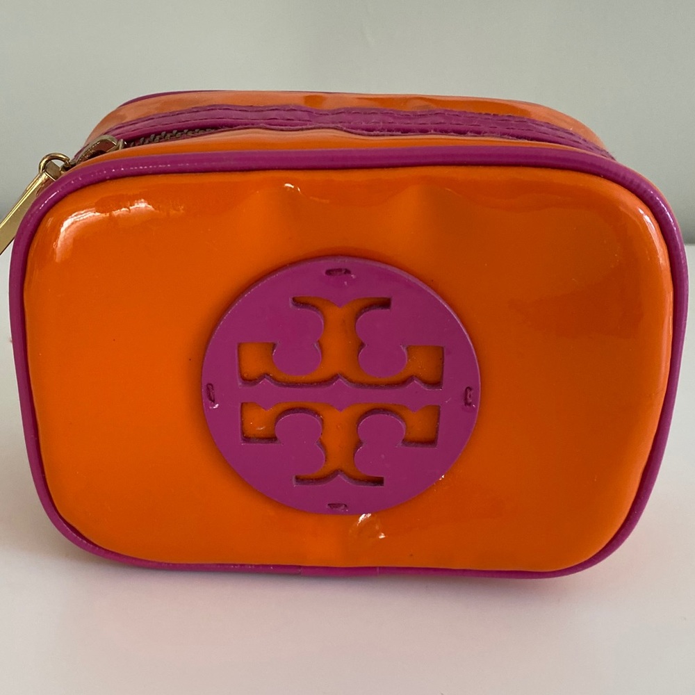 Tory Burch Leather Cosmetic Bag